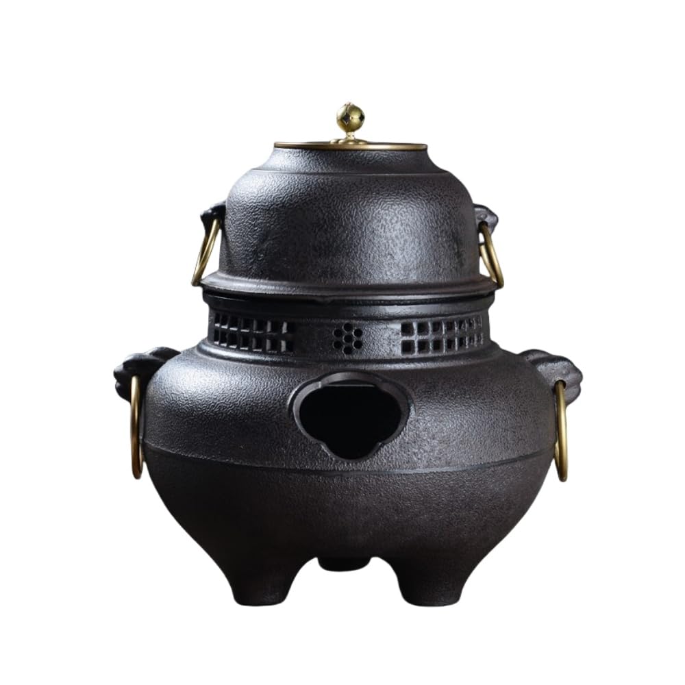 1*0様 鉄製 茶道具 釜 茶釜 筒釜 Amazon | JICOMUS急須、鬼面鋳鉄風炉茶釜、鉄風炉、茶道具、炭火